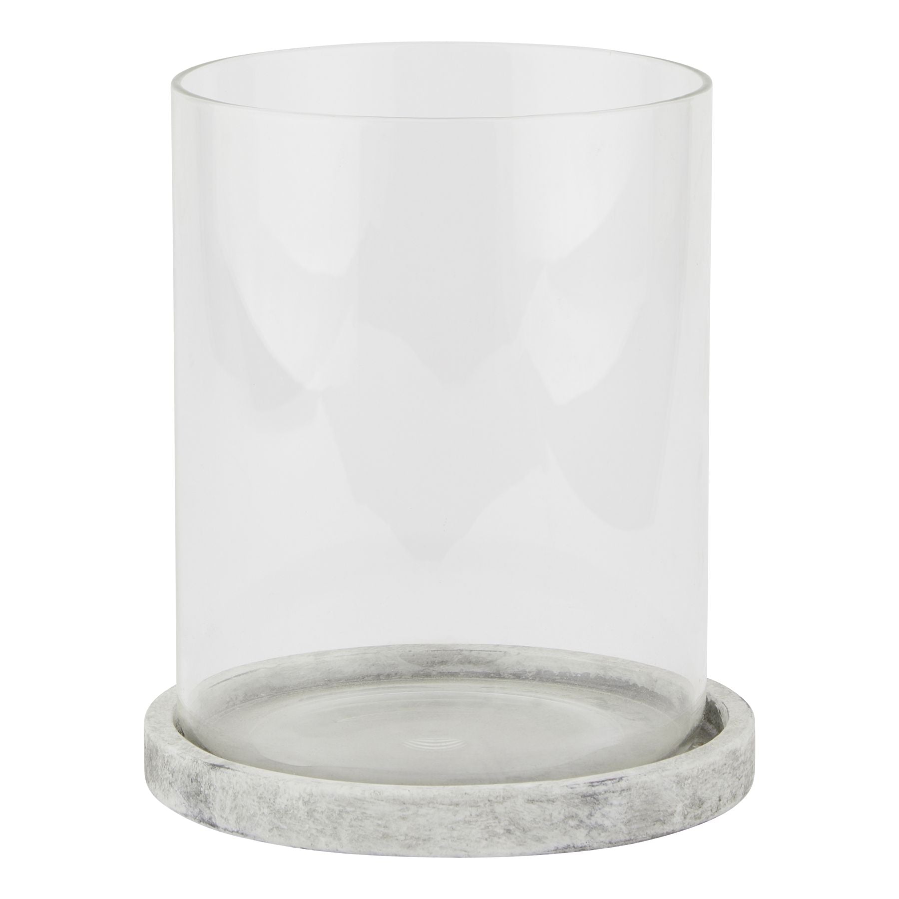 Brisa Stone Large Hurricane Lantern