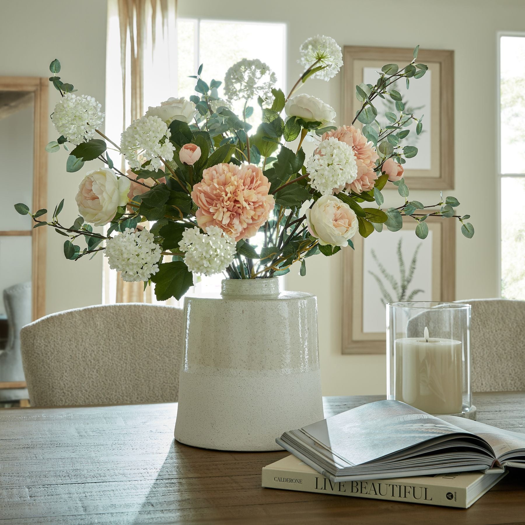 Blush Pink Garden Rose