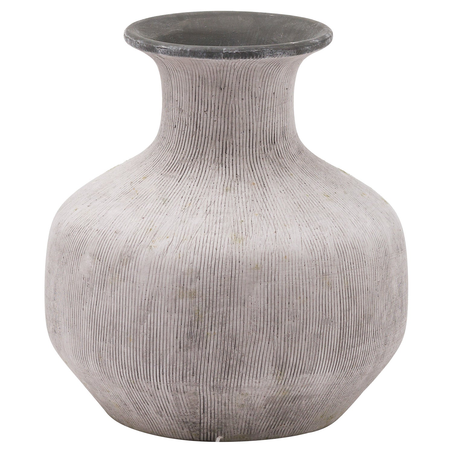 Elowyn Squat Stone Vase
