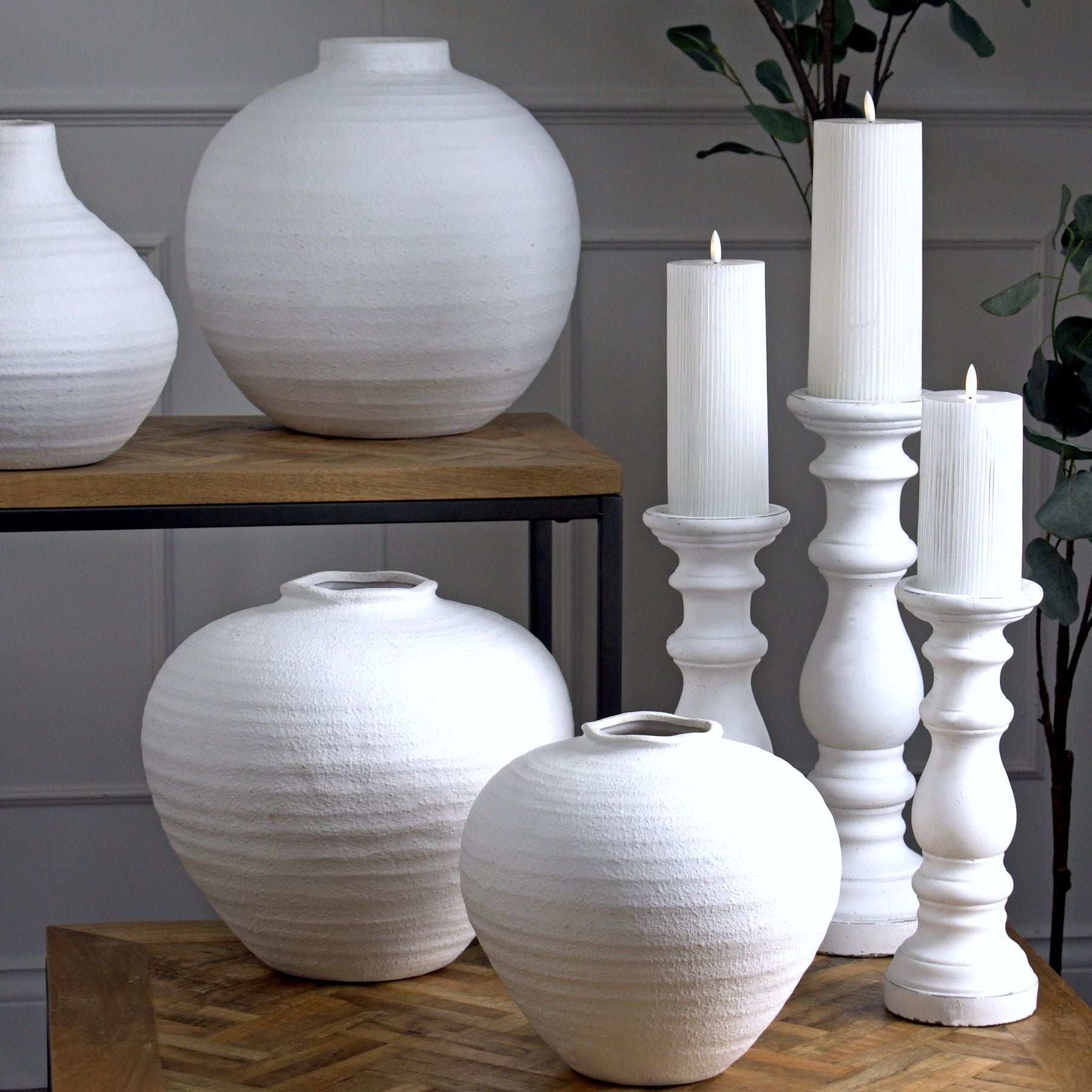 Belmont Matt White Ceramic Vase