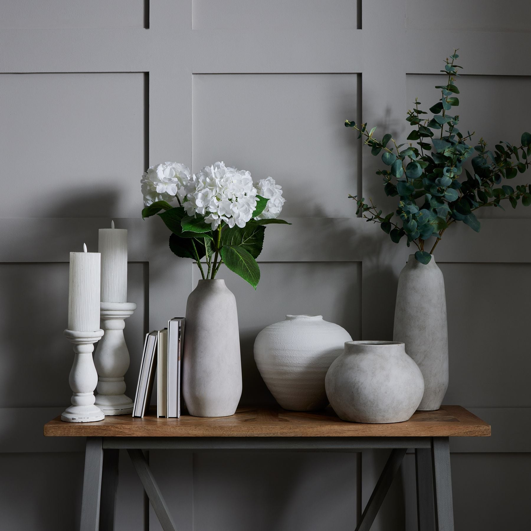 Belmont Matt White Ceramic Vase