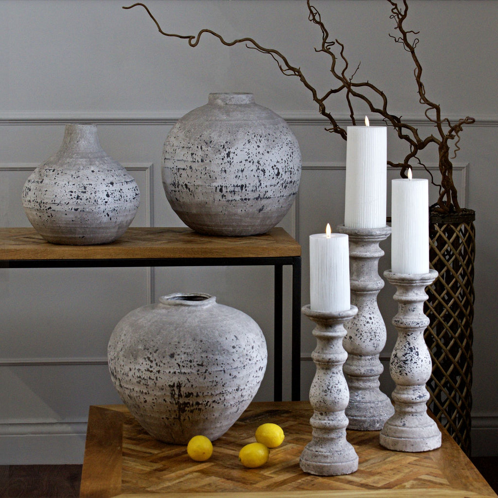 Belmont Large Stone Ceramic Vase
