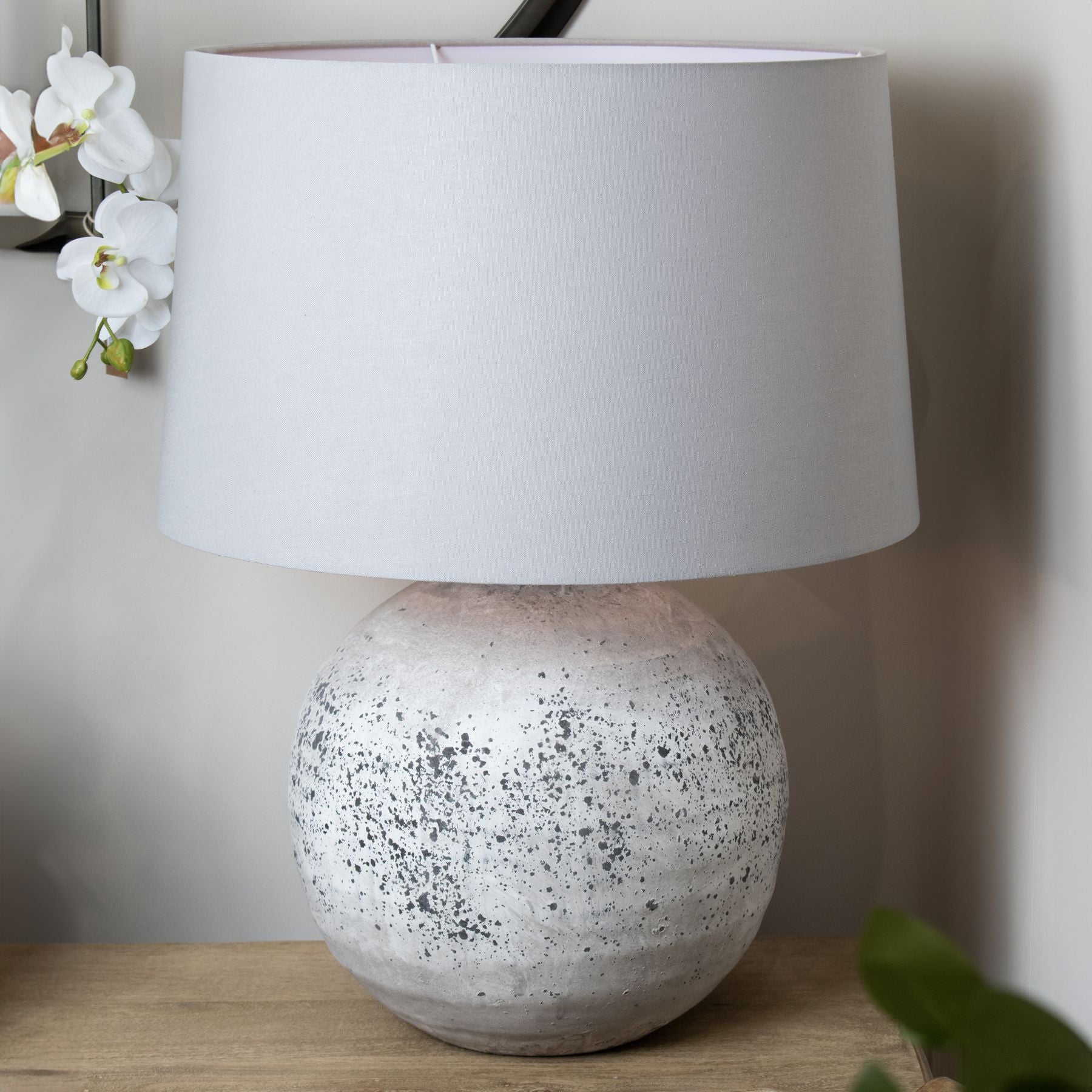 Halden Large Stone Ceramic Table Lamp