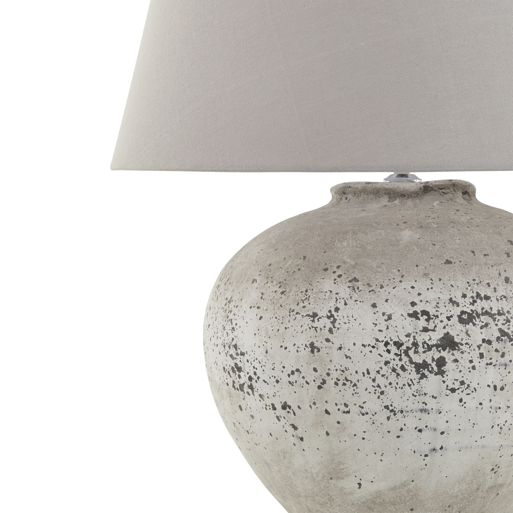 Belmont Speckled Stone Ceramic Table Lamp