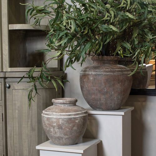 Alma Brown Water Pot Vase