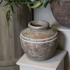 Alma Brown Water Pot Vase