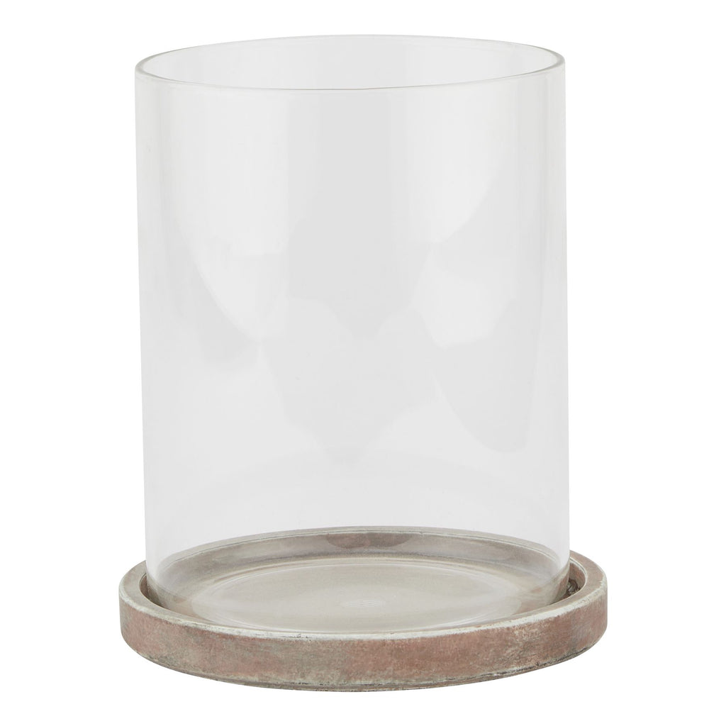 Alma Large Brown Hurricane Lantern