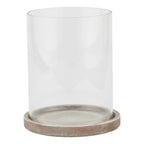 Alma Large Brown Hurricane Lantern