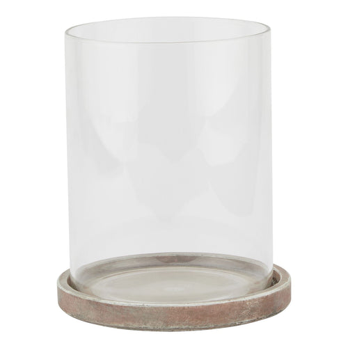 Alma Large Brown Hurricane Lantern