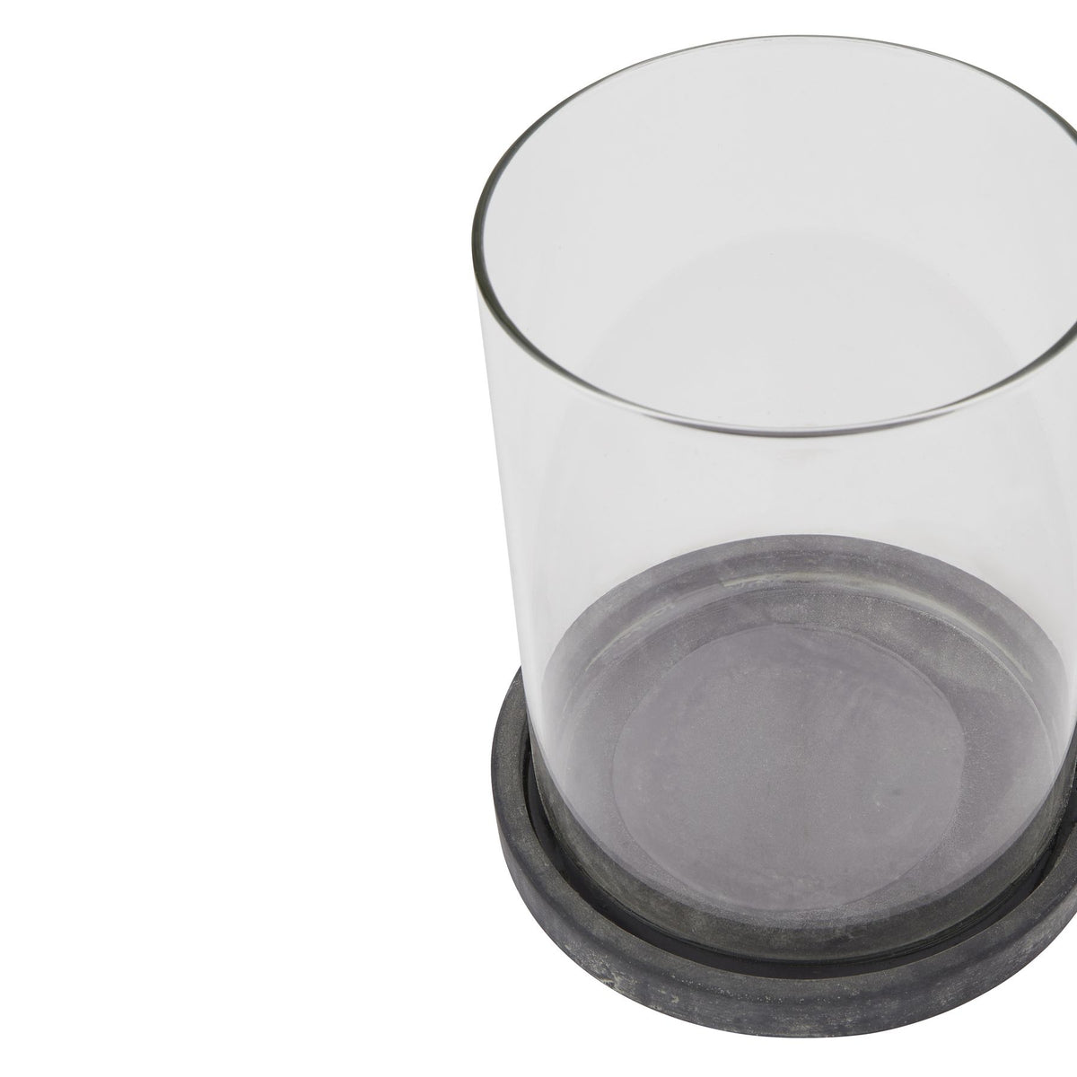 Milana Grey Large Hurricane Lantern