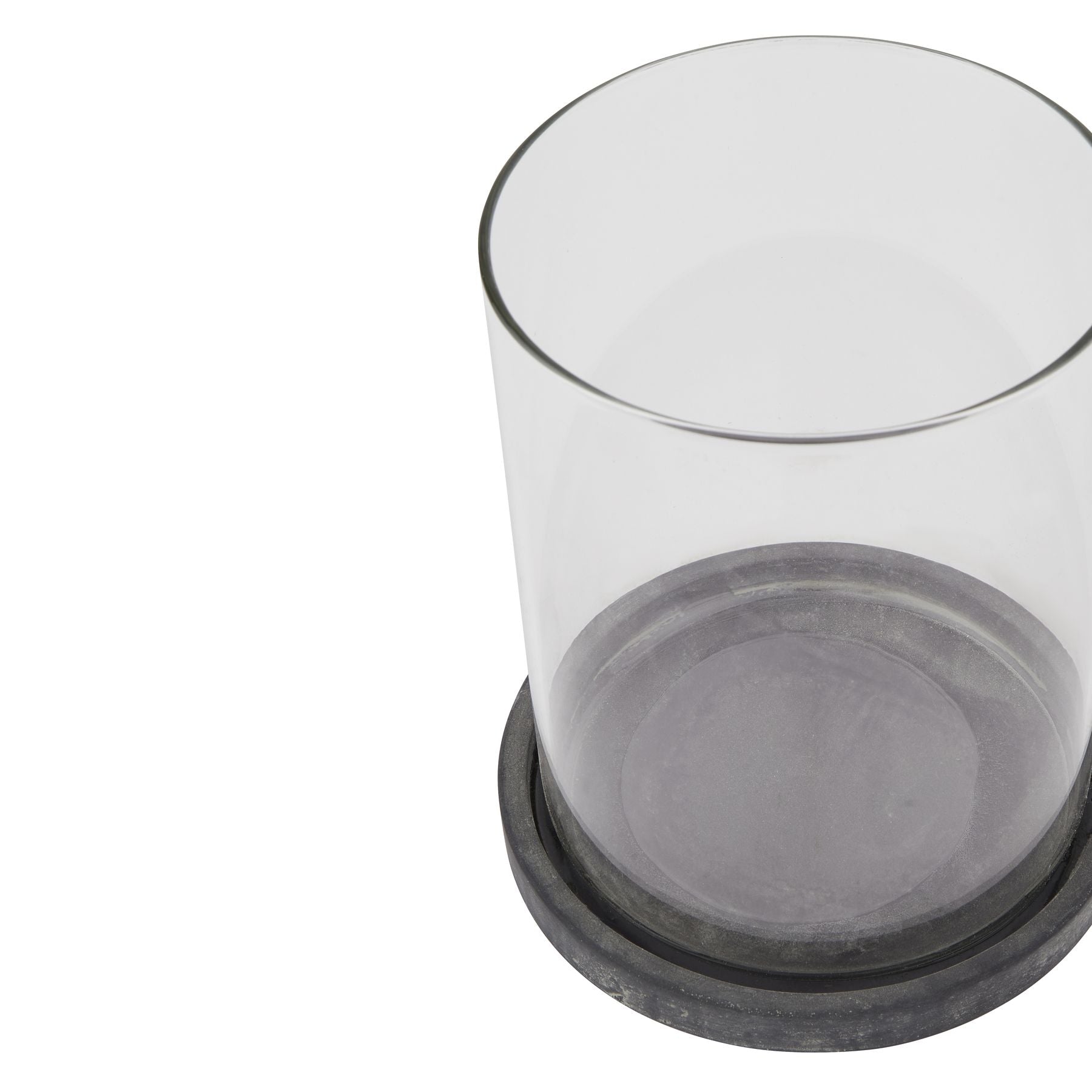 Milana Grey Large Hurricane Lantern