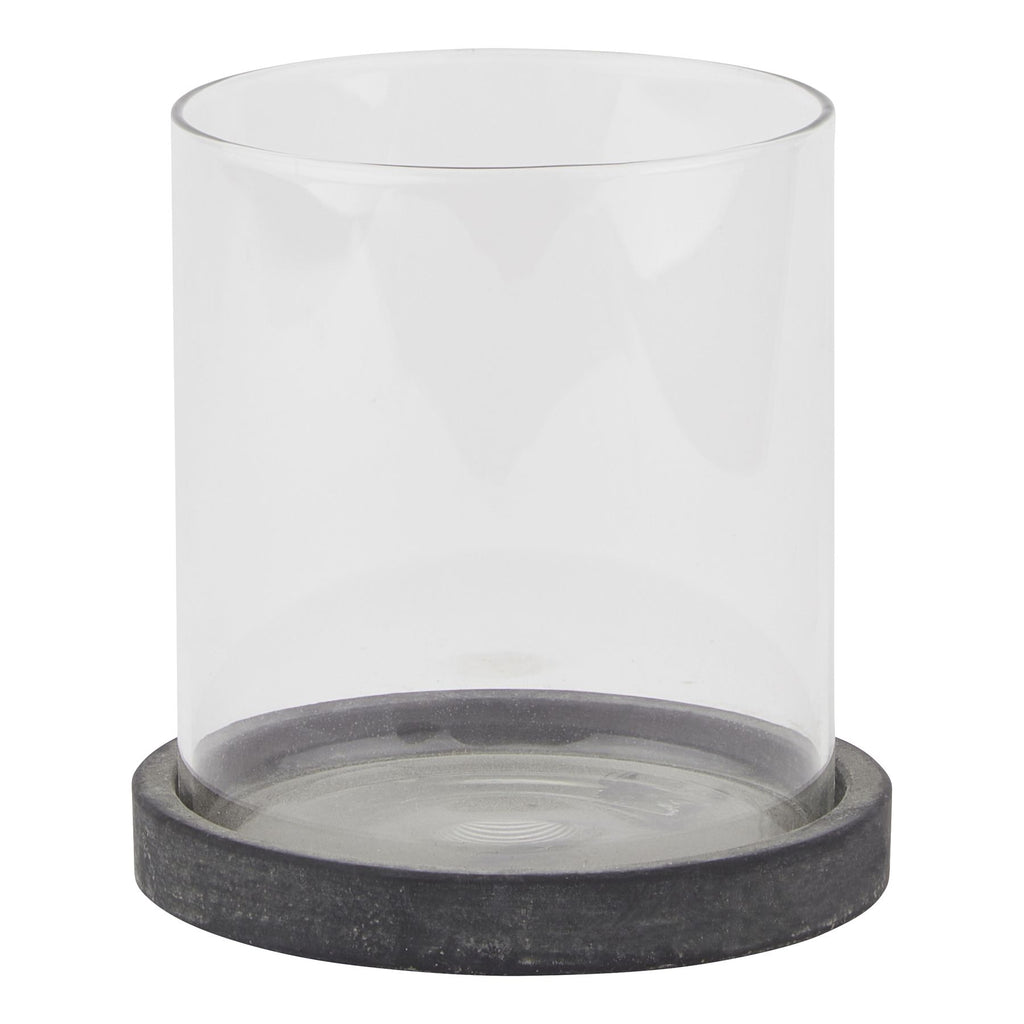Milana Grey Hurricane Lantern