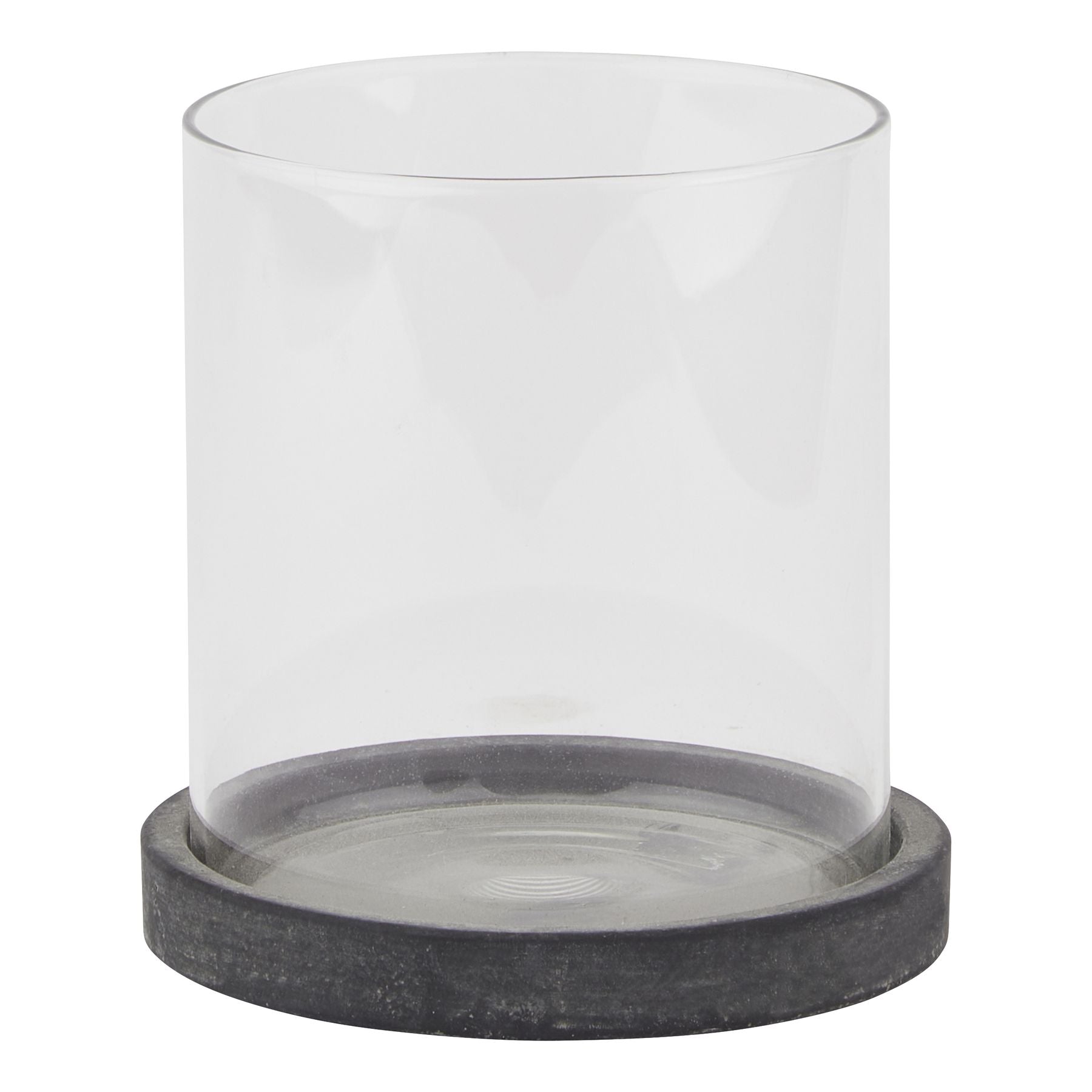 Milana Grey Hurricane Lantern