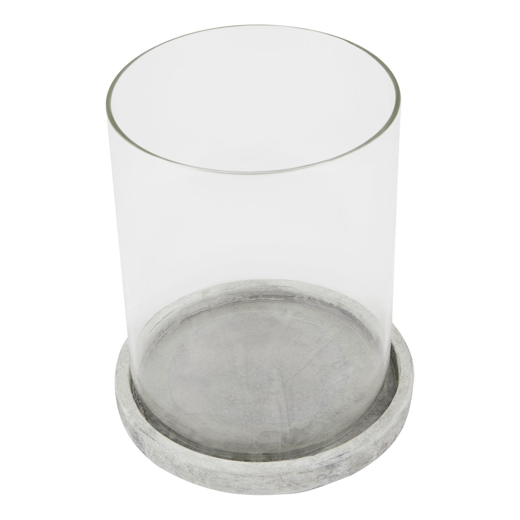 Brisa Stone Large Hurricane Lantern