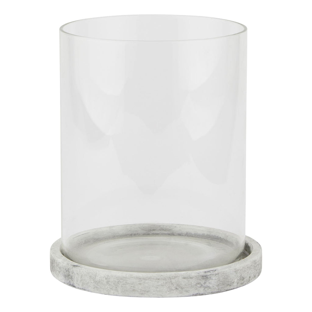 Brisa Stone Large Hurricane Lantern