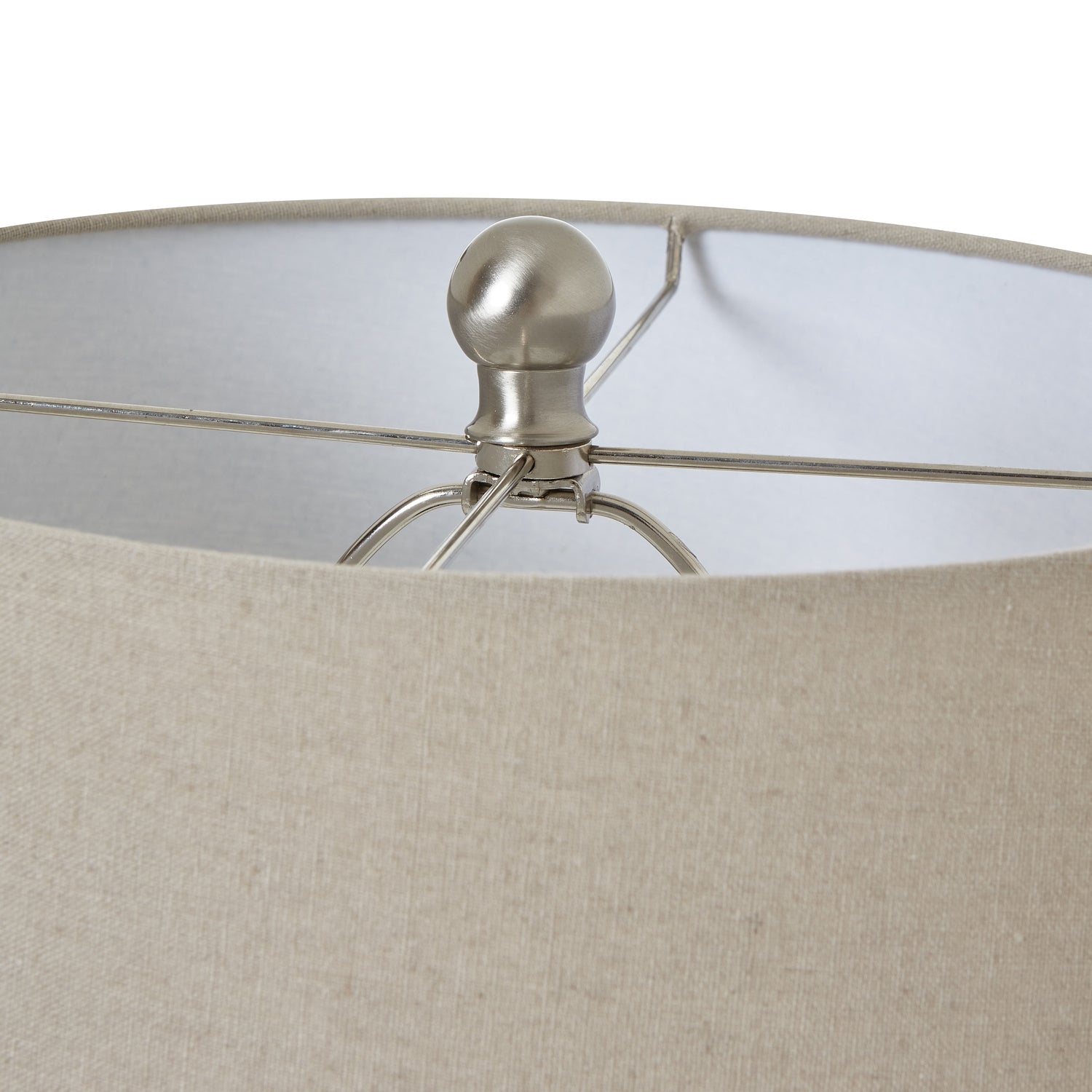 Seraph White Ceramic Ginger Jar Lamp