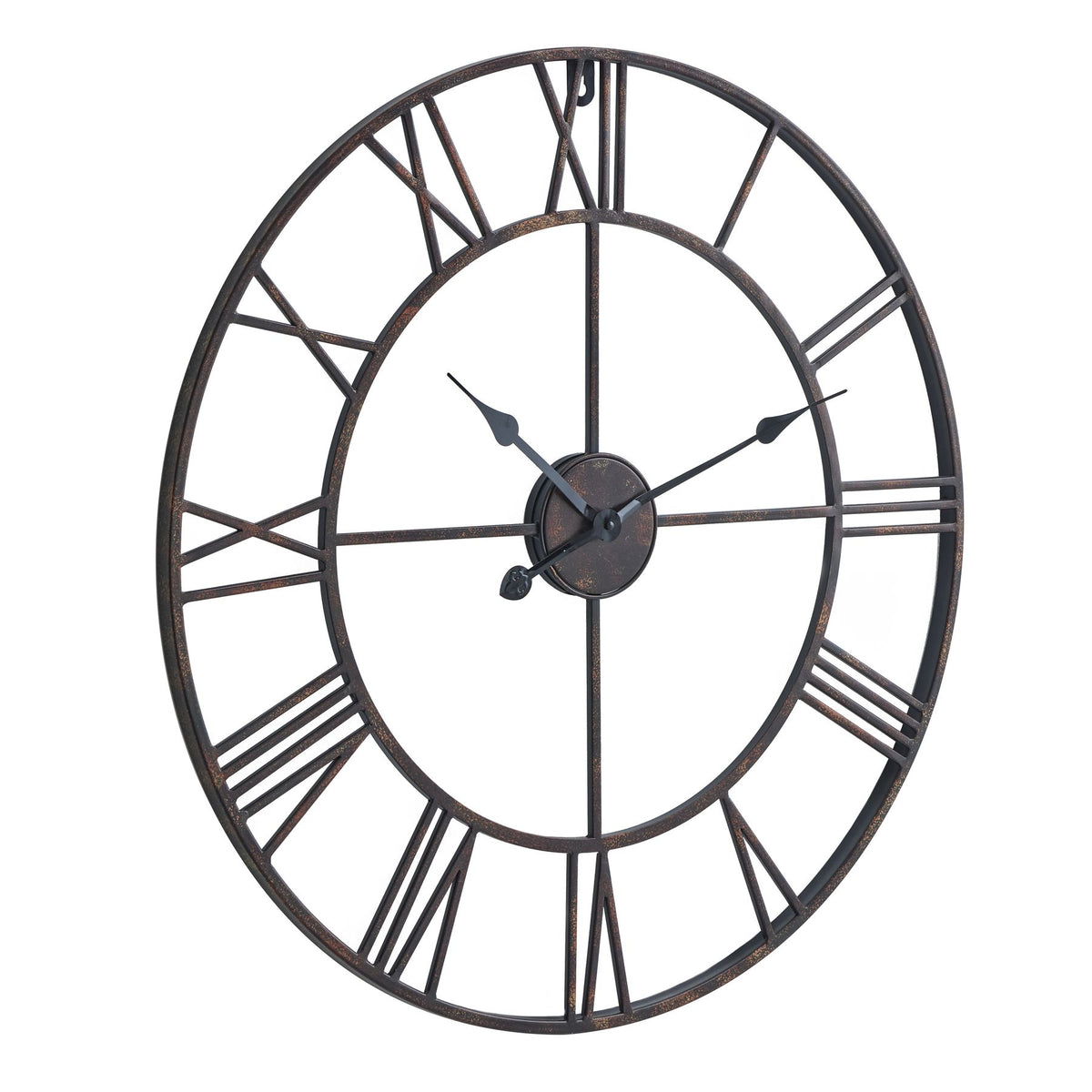 70cm Bronze Skeleton Wall Clock