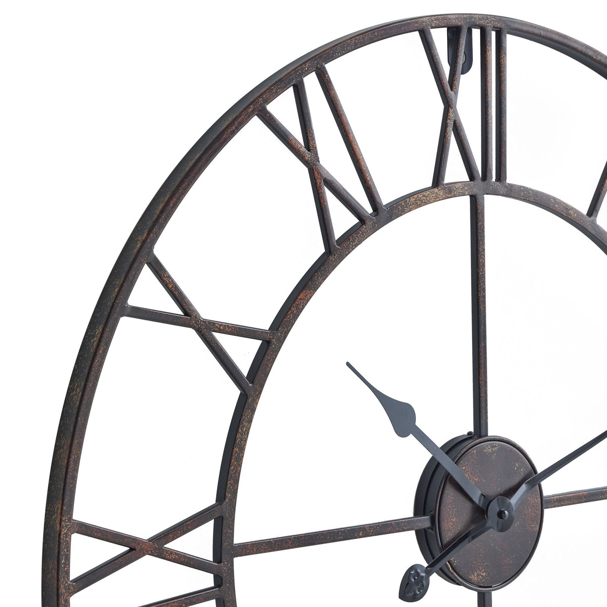 70cm Bronze Skeleton Wall Clock
