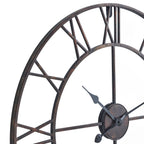 70cm Bronze Skeleton Wall Clock