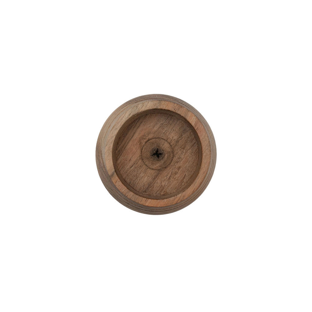 Alder Rustic Wooden Tealight Candle Holder