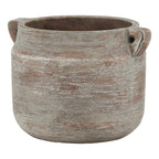 Alma Rustic Brown Ceramic Pot