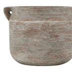 Alma Rustic Brown Ceramic Pot