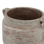Alma Rustic Brown Ceramic Pot