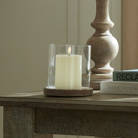 Alma Brown Hurricane Lantern