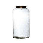 Amberley Hammered Glass Lidded Storage Jars