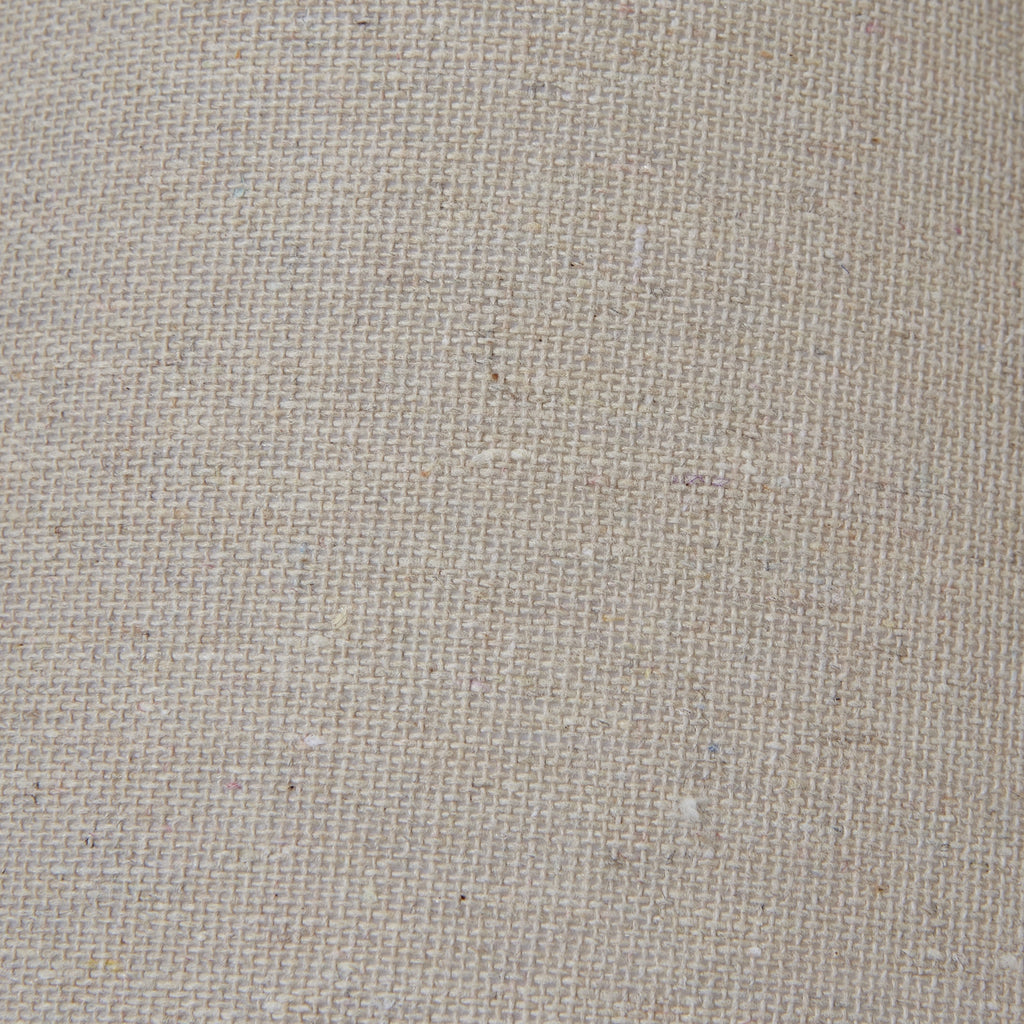Close-up of beige lampshade fabric texture