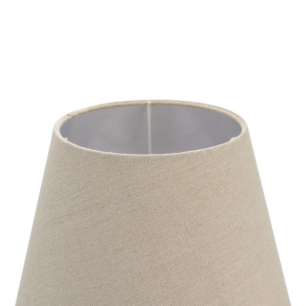 Beige lampshade on a white background