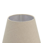 Beige lampshade on a white background