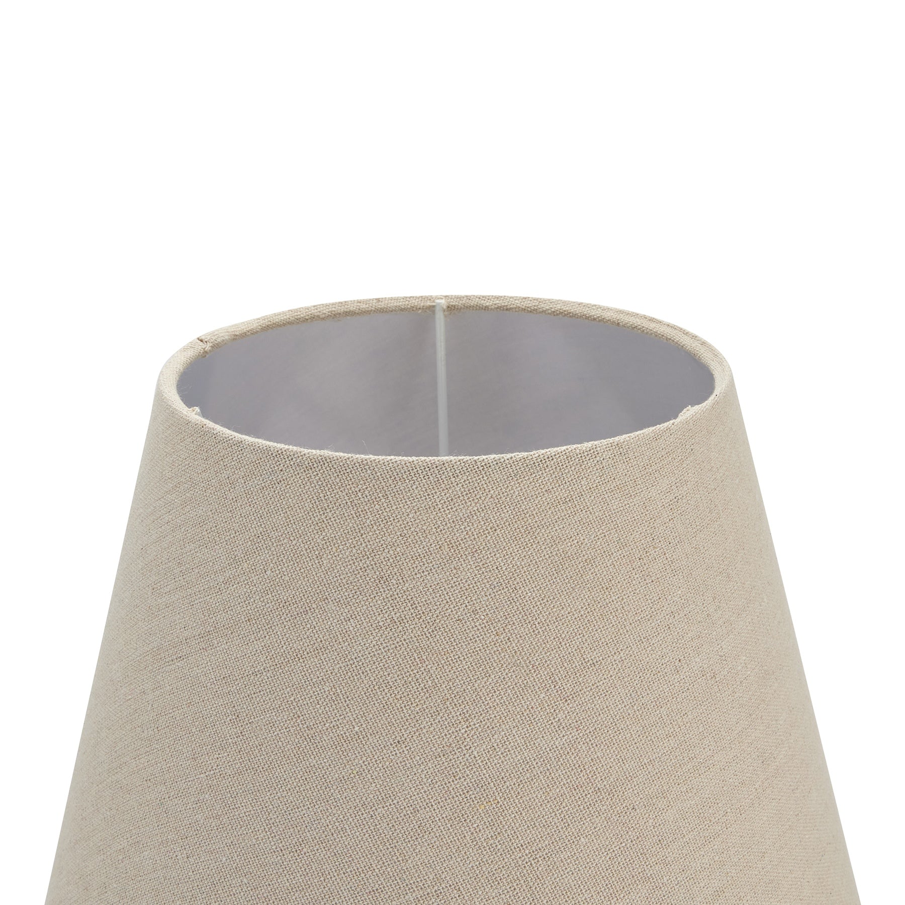 Beige lampshade on a white background