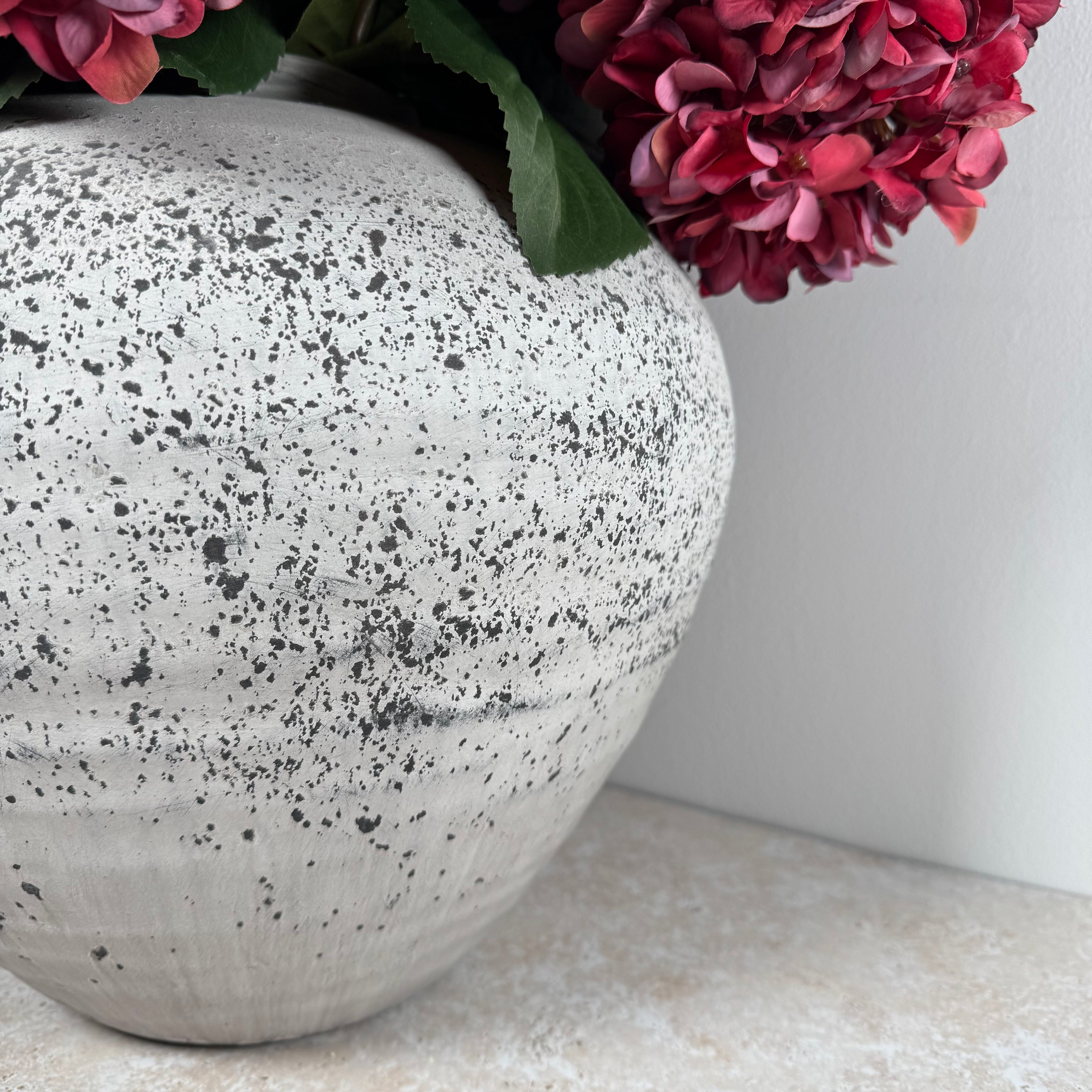 Belmont Large Stone Ceramic Vase