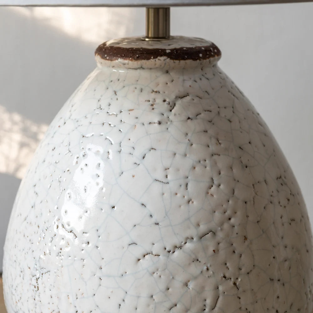 Bramley White Ceramic Table Lamp