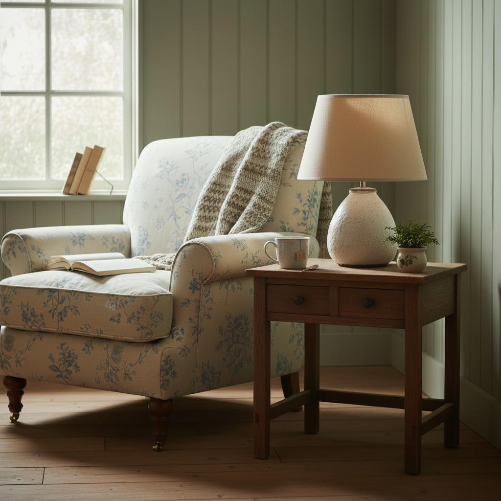 Bramley White Ceramic Table Lamp