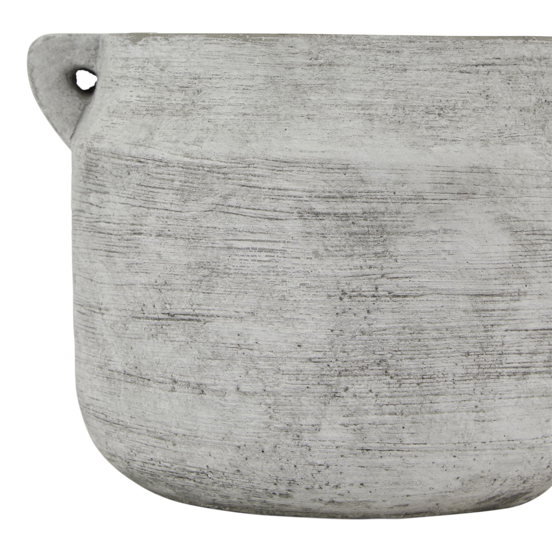 Brisa Rustic Grey Ceramic Pot