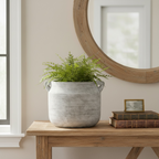 Brisa Rustic Grey Ceramic Pot