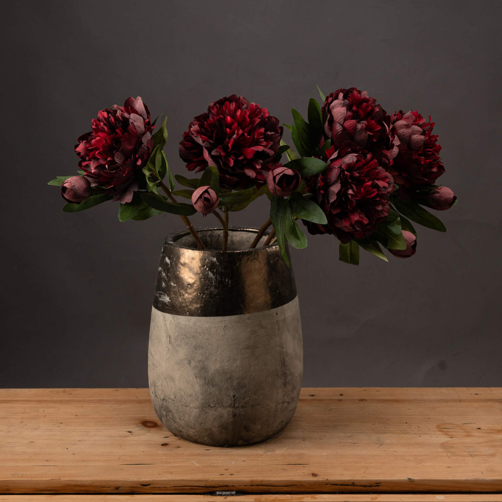 Burgundy Peony Stem