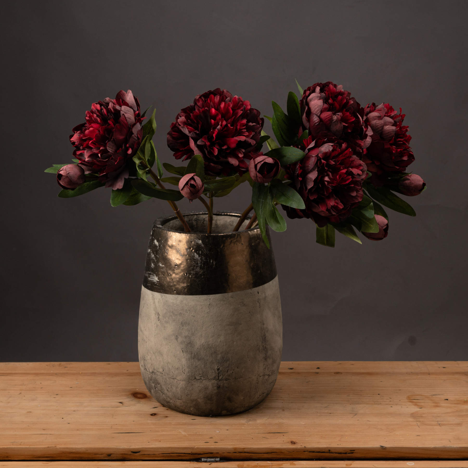 Burgundy Peony Stem