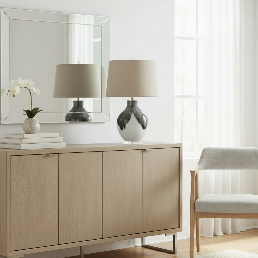 Calira Glass Table Lamp