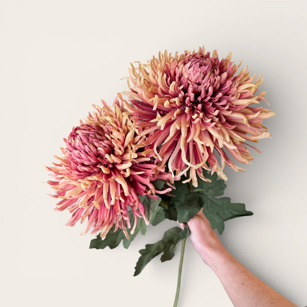 Artificial Chrysanthemum Pink Ombre