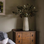 Cranleigh Rustic Cream Finished Glass Vase