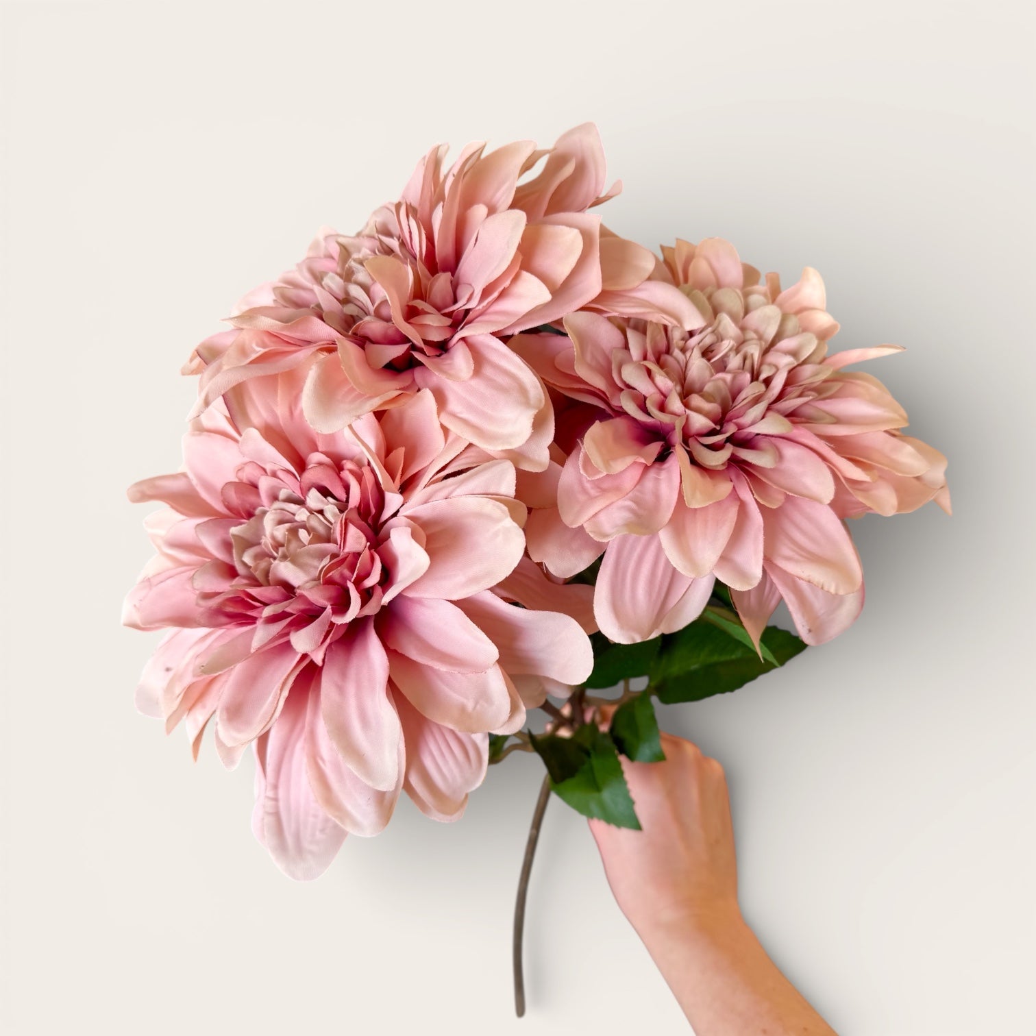 Pink Artificial Dahlia 'Flamingo'