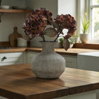 Elowyn Squat Stone Vase