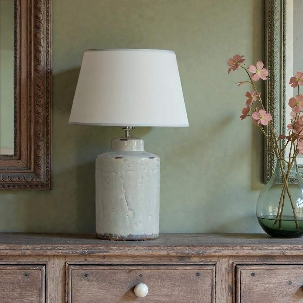 Elwick White Ceramic Table Lamp