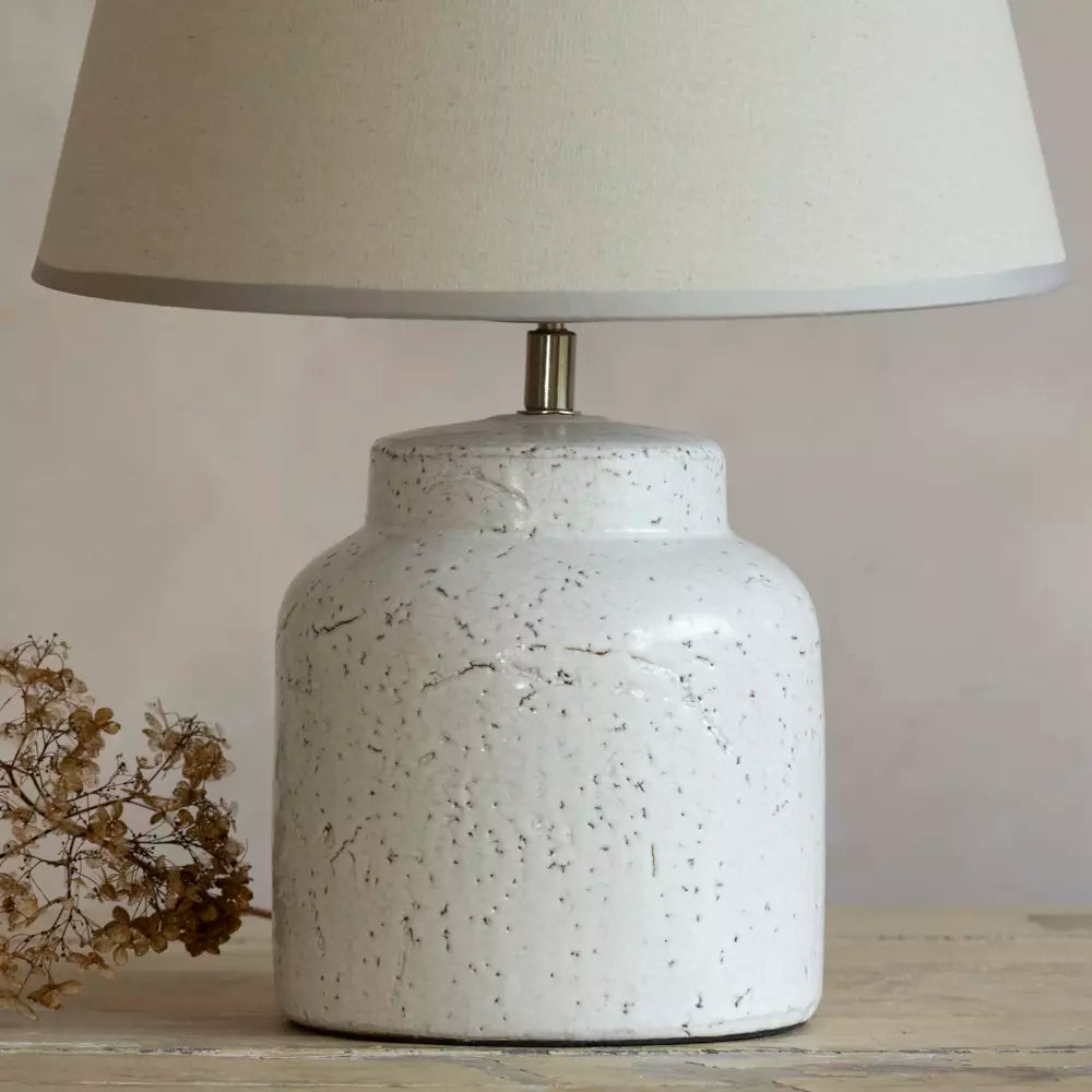 Fenwick White Ceramic Table Lamp