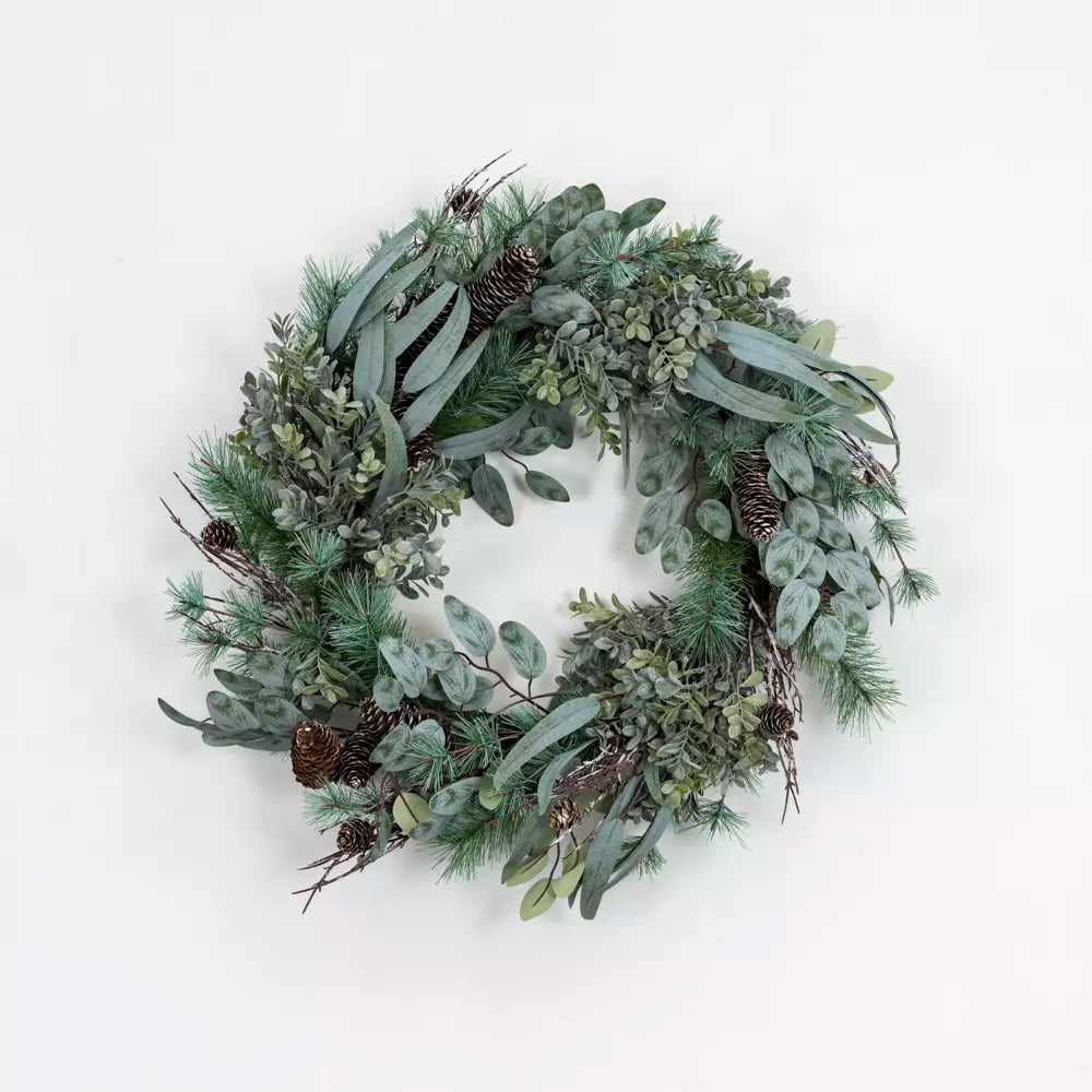 Foliage & Fircone Wreath