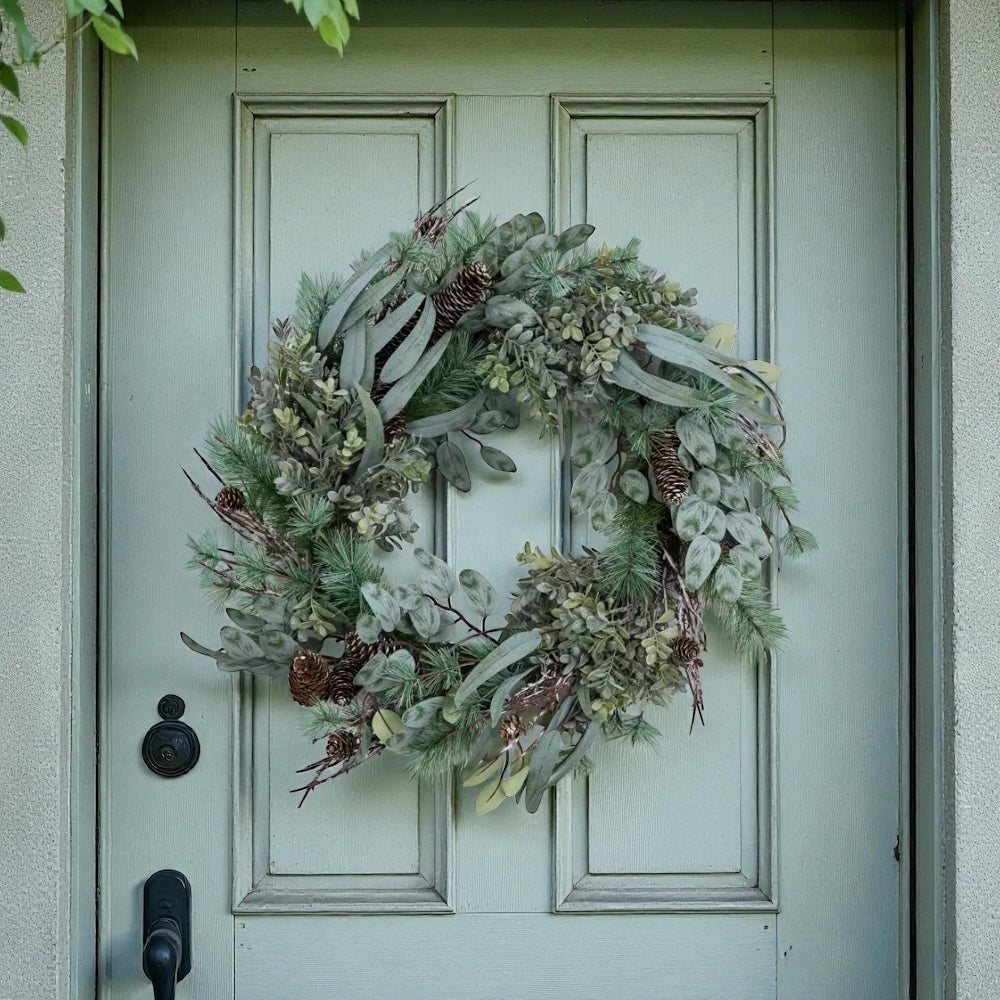 Foliage & Fircone Wreath