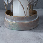 Gingko Leaf Hurricane Lamp